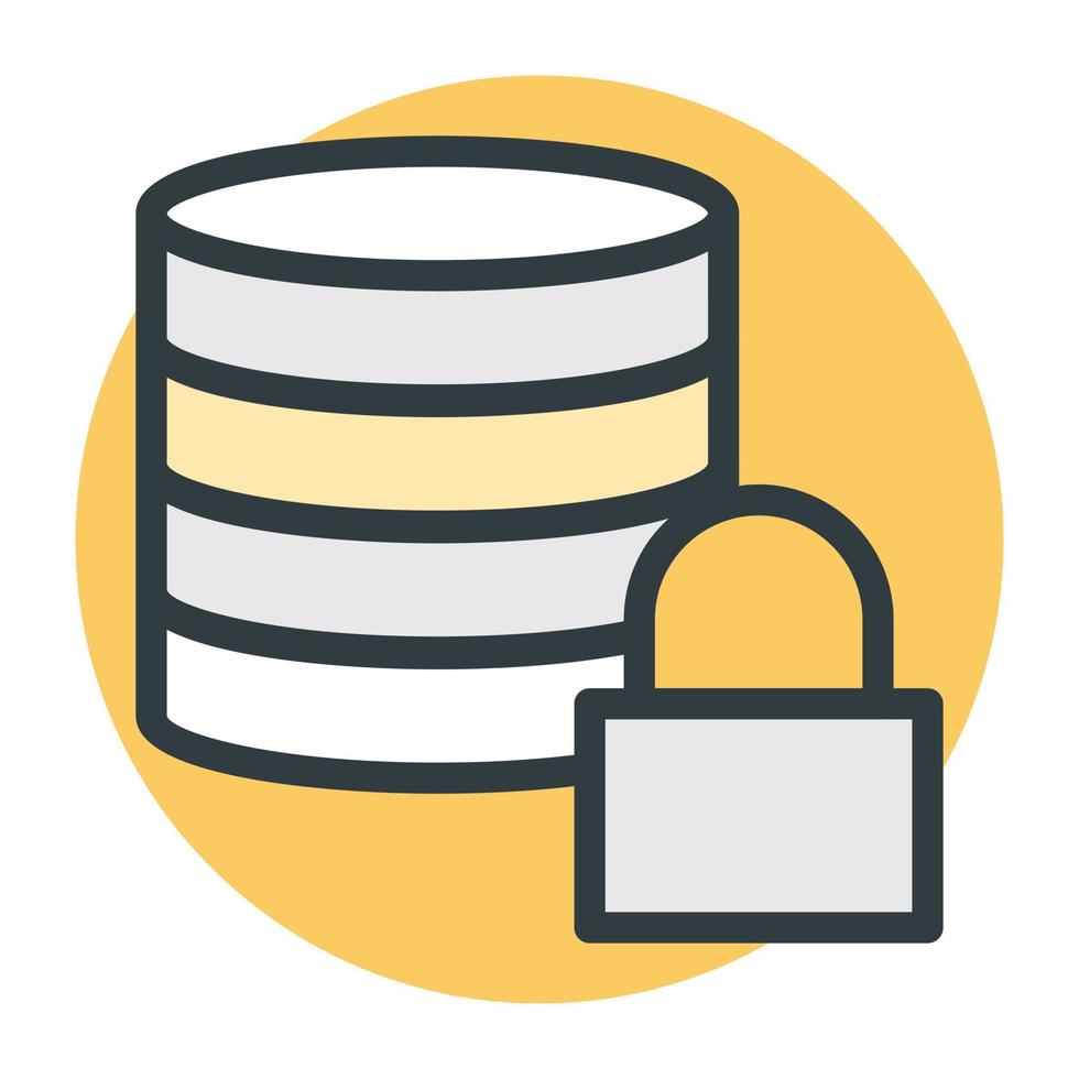 Database Lock Concepts 6701746 Vector Art at Vecteezy