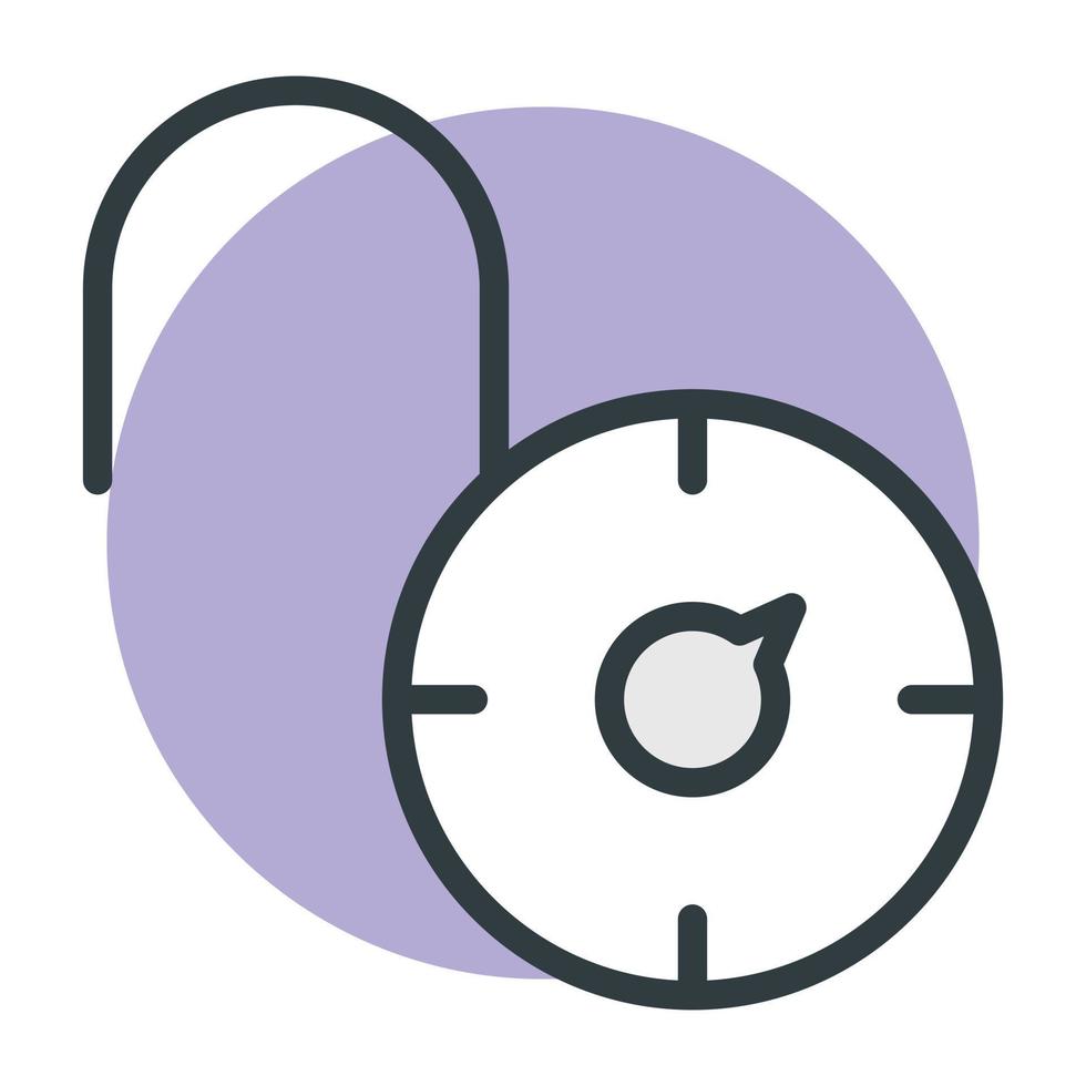 Open Padlock Concepts vector