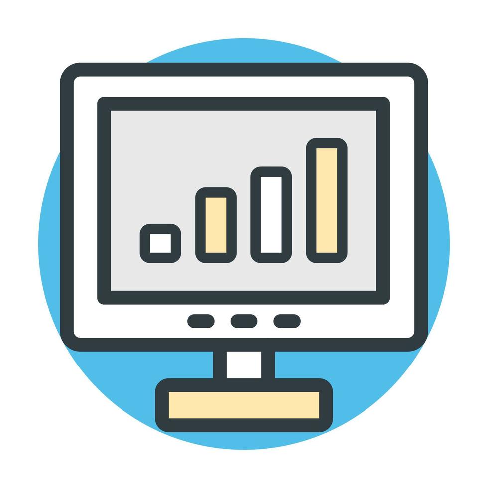 Business Graph Concepts vector