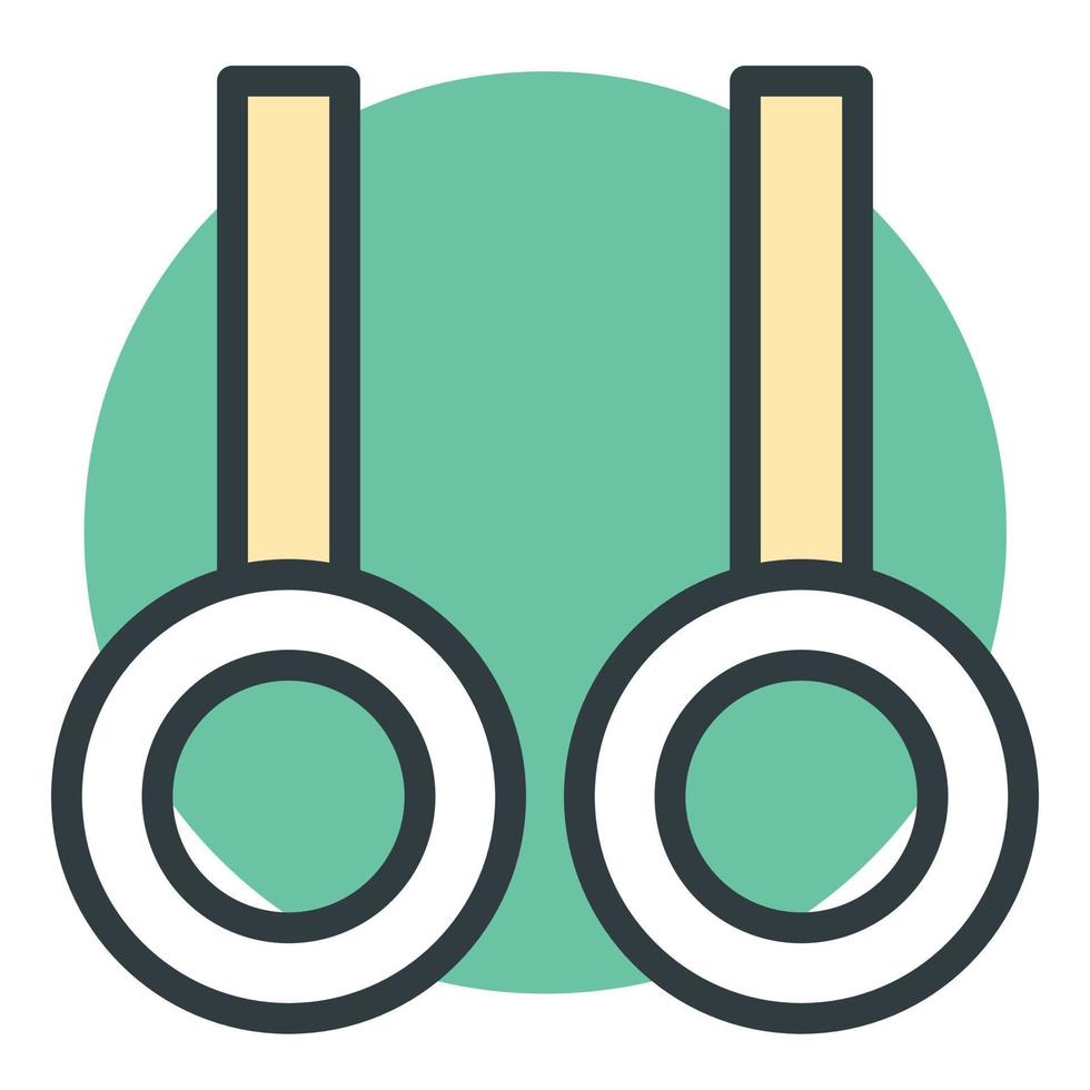 Gymnastic Rings Concepts vector