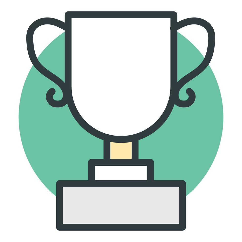 Trendy Trophy Concepts vector