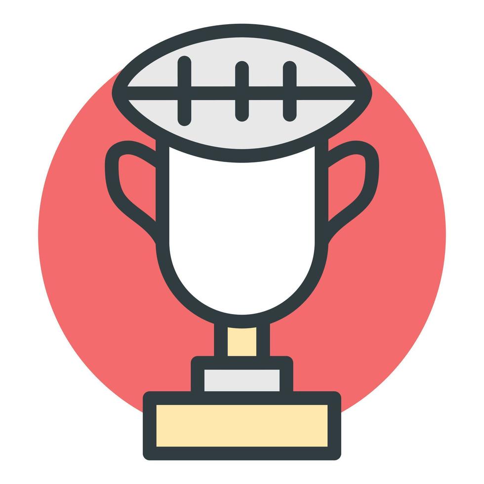Rugby Trophy Concepts vector