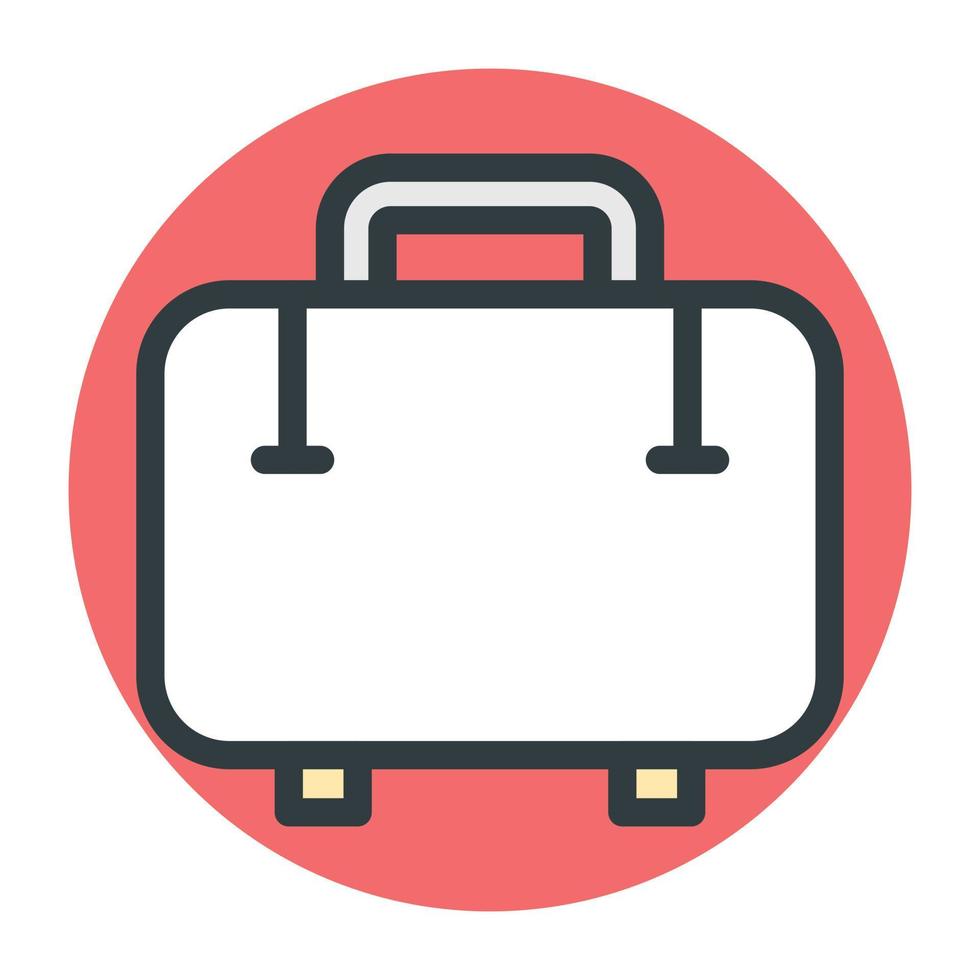 Trendy Suitcase Concepts vector