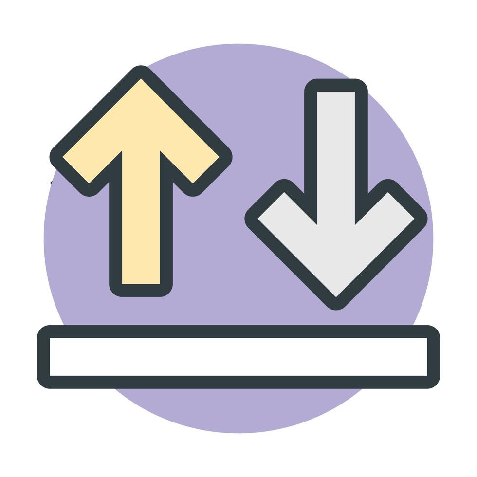 Up and Down Arrows vector