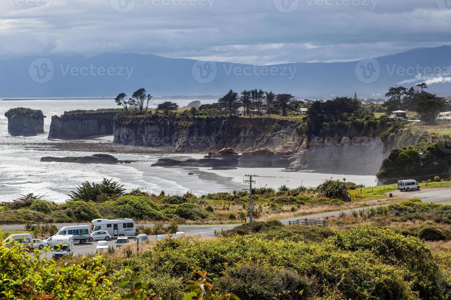 Cape Foulwind a popular tourist spot in New Zealand photo