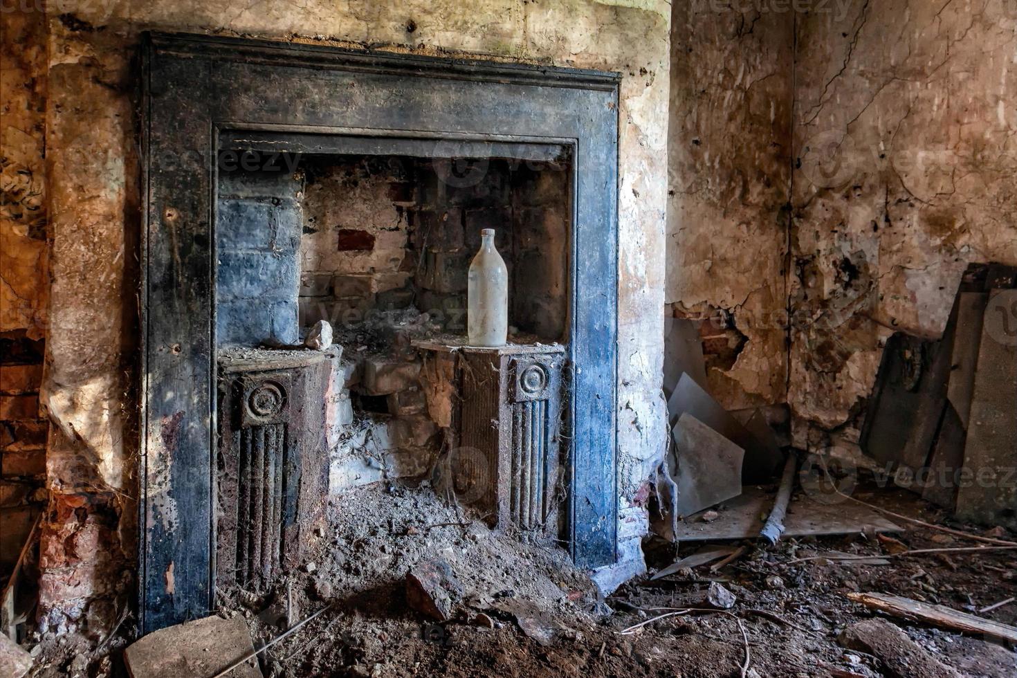 Interior of Derelict Building in Cambridgeshire photo