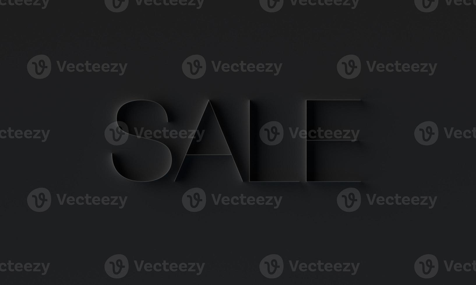 3D render luxury text, emboss effect photo