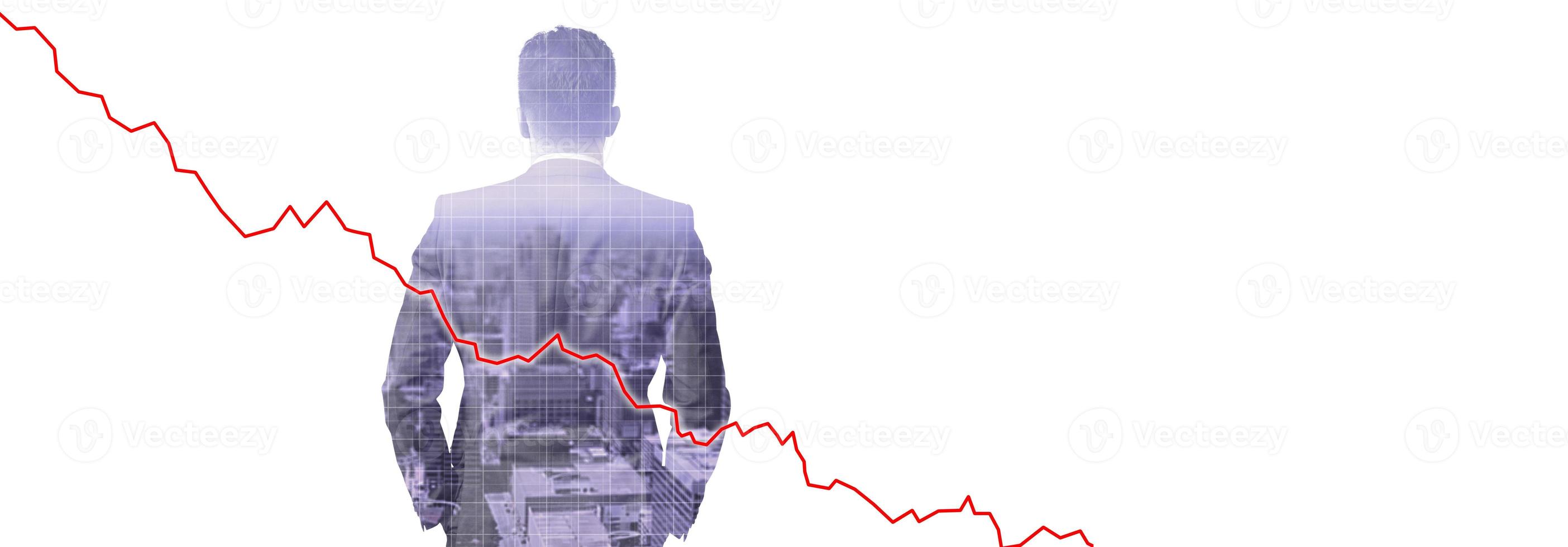 Econimical crisis concept. Spread in the world, economy is down. 3d illustration photo