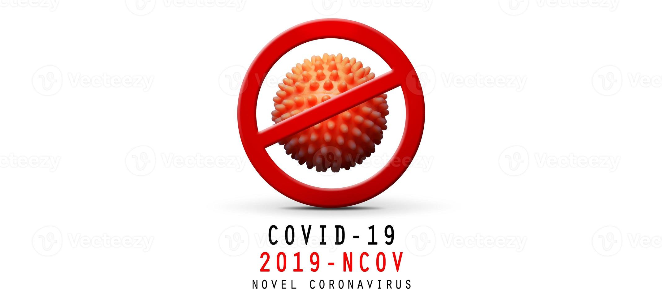 Corona virus background, pandemic risk concept. 3D illustration photo