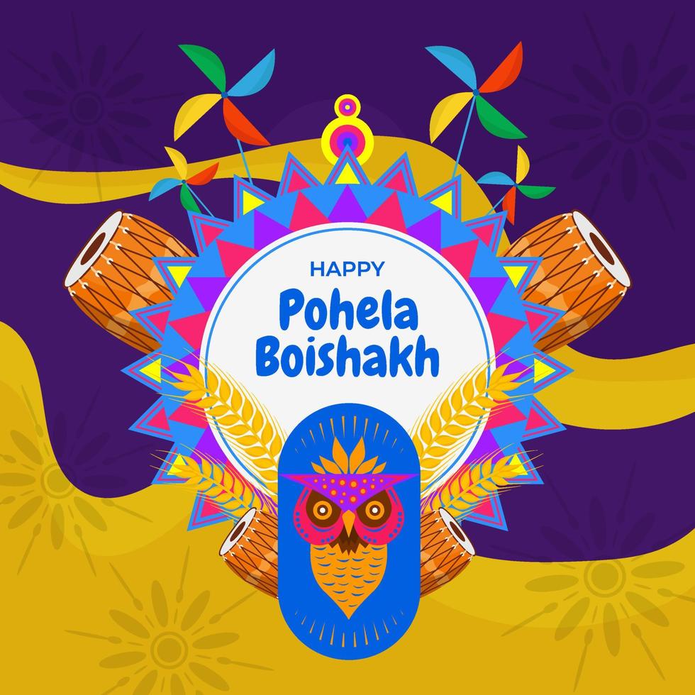 Pohela Boishakh Festivity vector