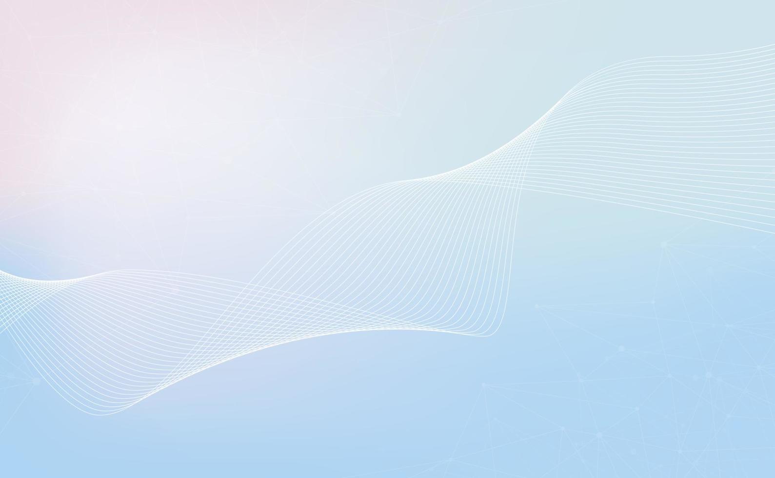 abstract technology concept Wave flow Science connection futuristic colorful.vector illustration vector