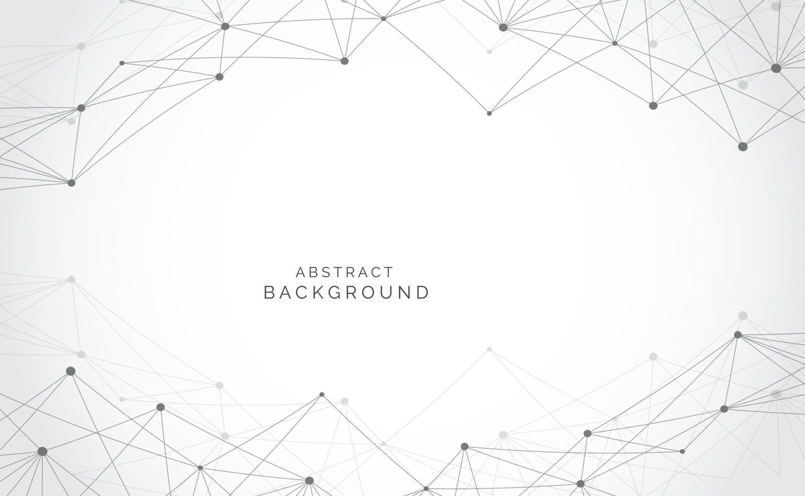 Modern abstract network science connection technology internet and graphic design. on hi tech future gray background network. for template,web design wallpaper,poster,presentation.Vector illustration vector