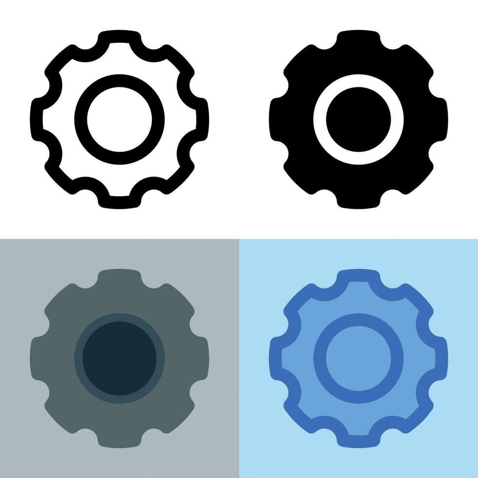 Illustration vector graphic of Setting Icon. Perfect for user interface, new application, etc