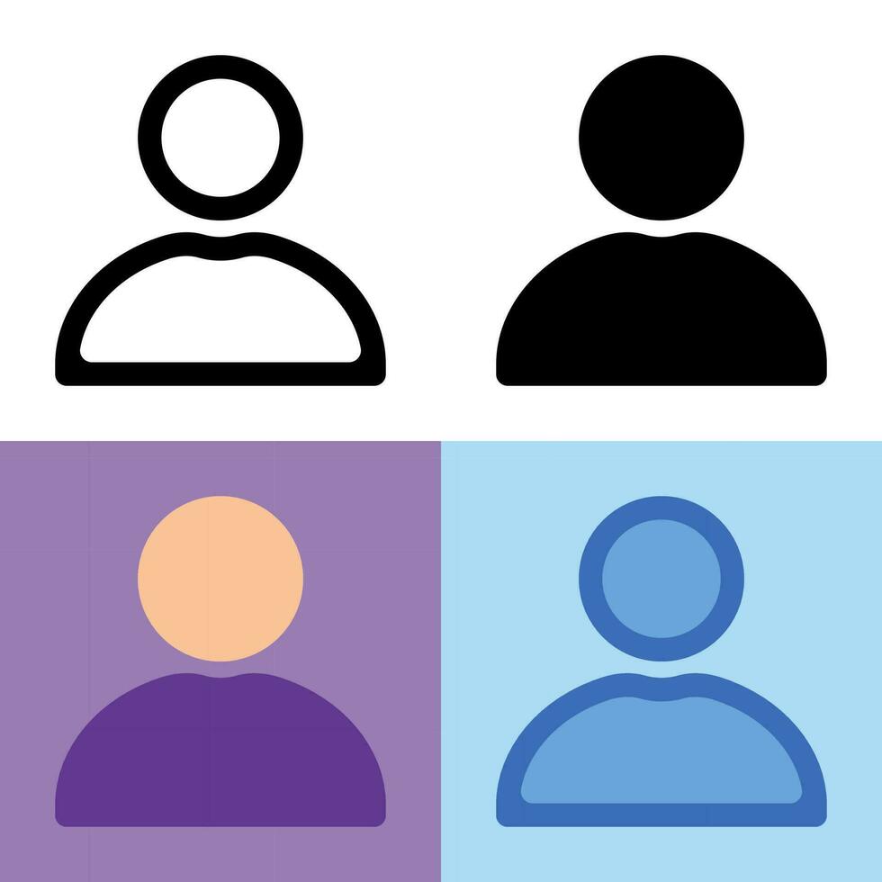 Illustration vector graphic of User Icon. Perfect for user interface, new application, etc