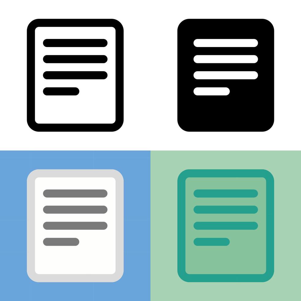 Illustration vector graphic of Document Icon. Perfect for user interface, new application, etc