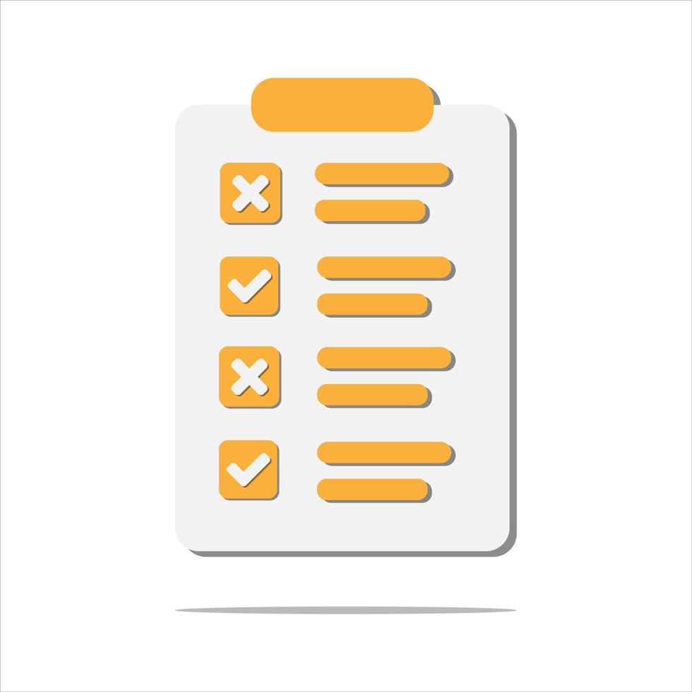 Assignment icon. Clipboard, checklist, document symbol. Business, education concept. vector illustration.