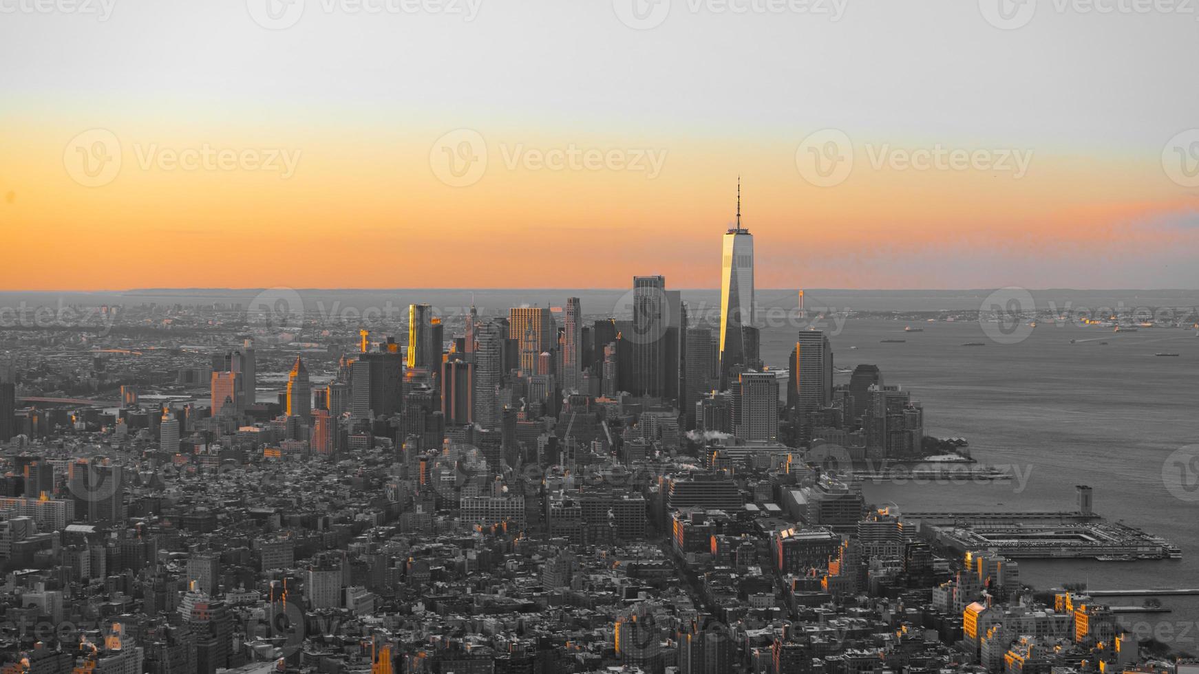 The Complete Manhattan seen during the Sunrise photo