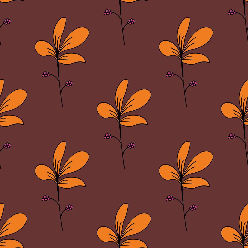 Seamless Pattern With Floral Motifs able to print for cloths, tablecloths, blanket, shirts, dresses, posters, papers. vector