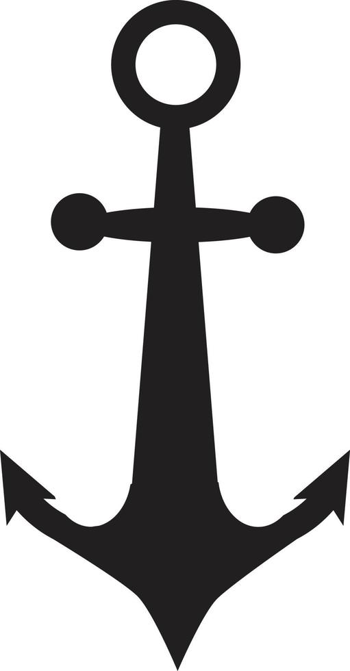 anchor icon on white background. flat style. anchor icon for your web site design, logo, app, UI. anchor symbol. vector