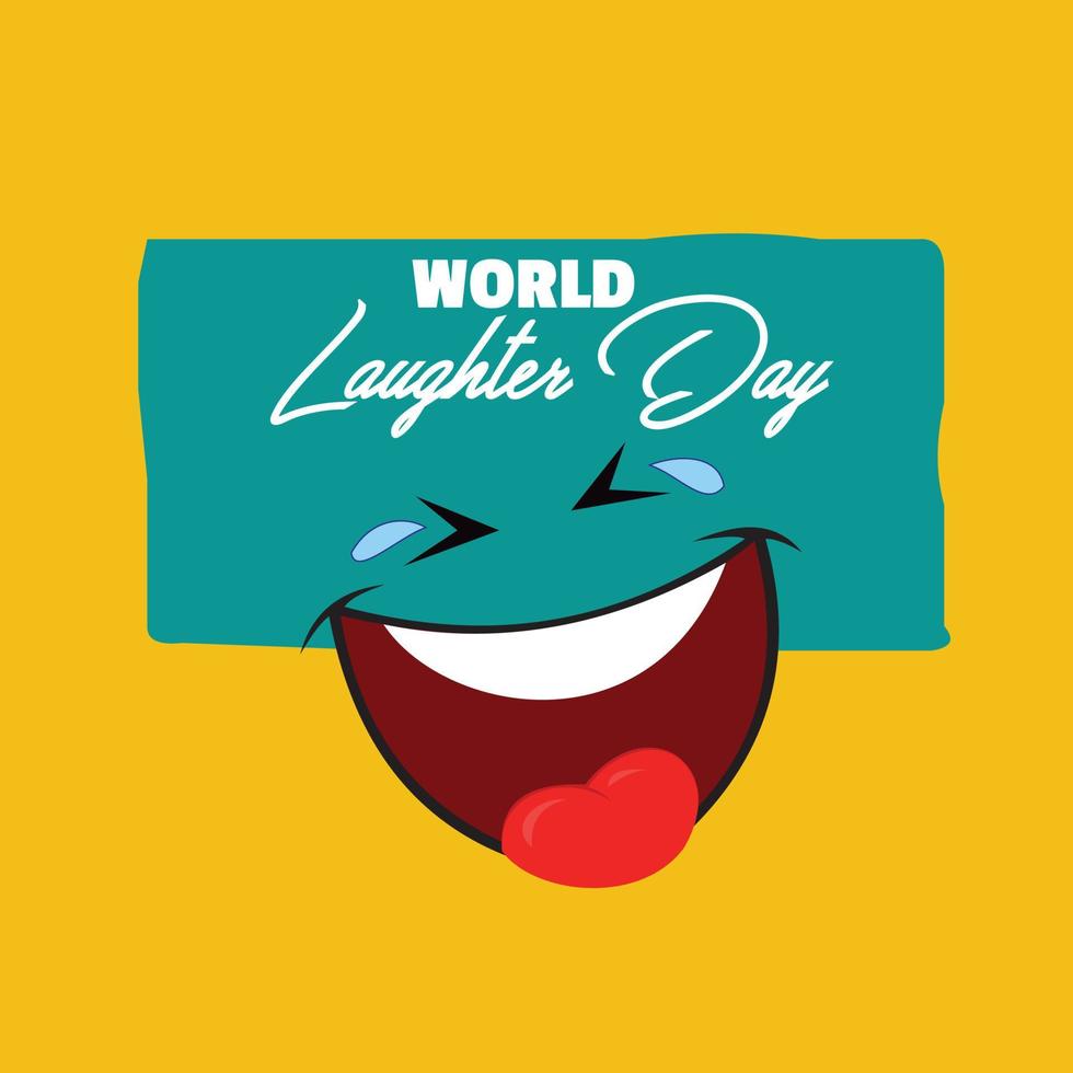 World Laughter Day. simple and elegant illustration vector