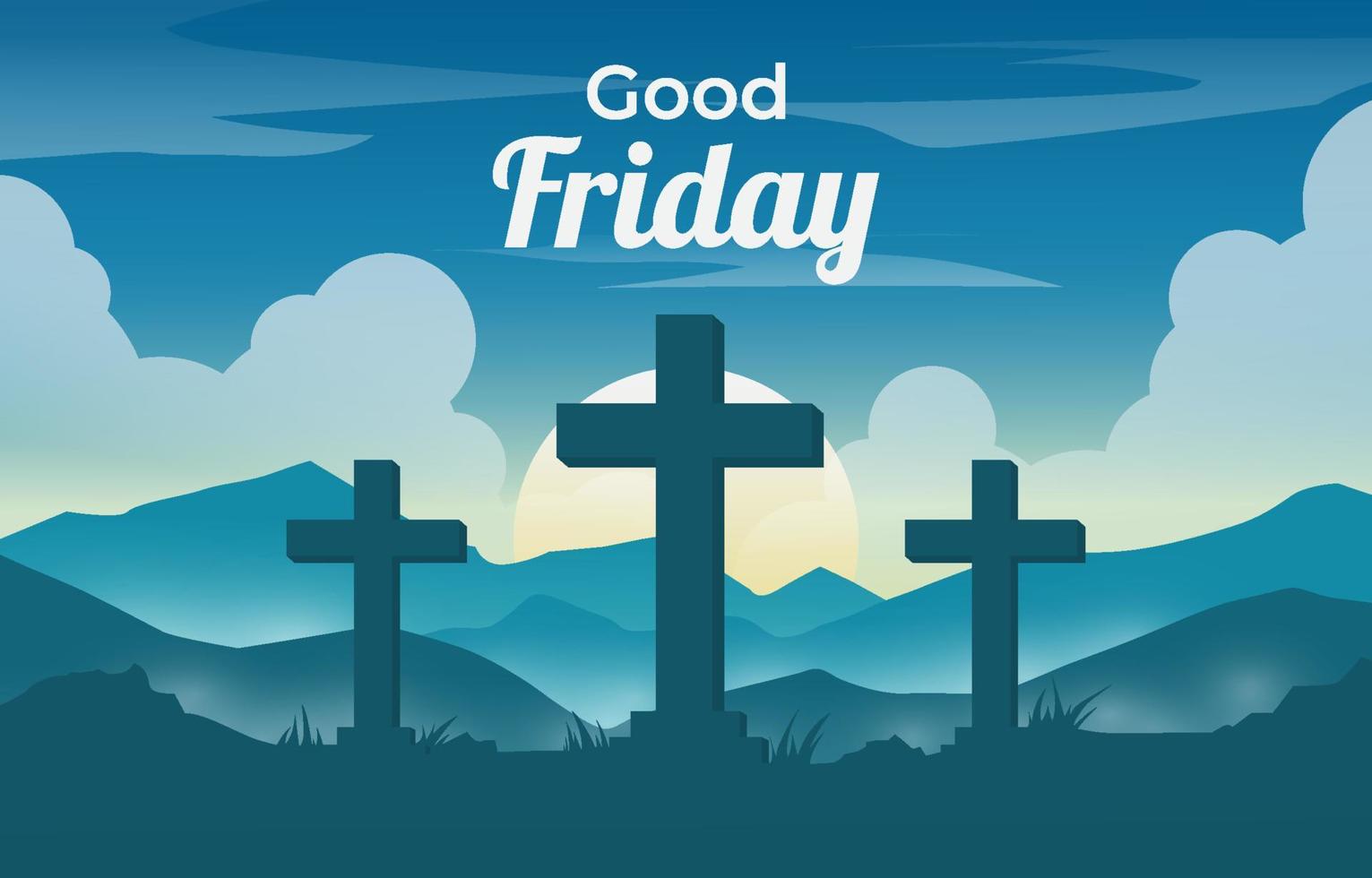 Good Friday Background vector