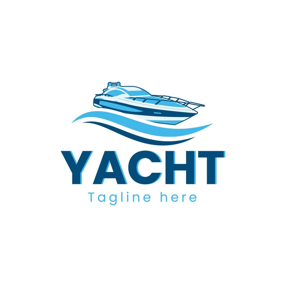 Yachts Logo design free vector