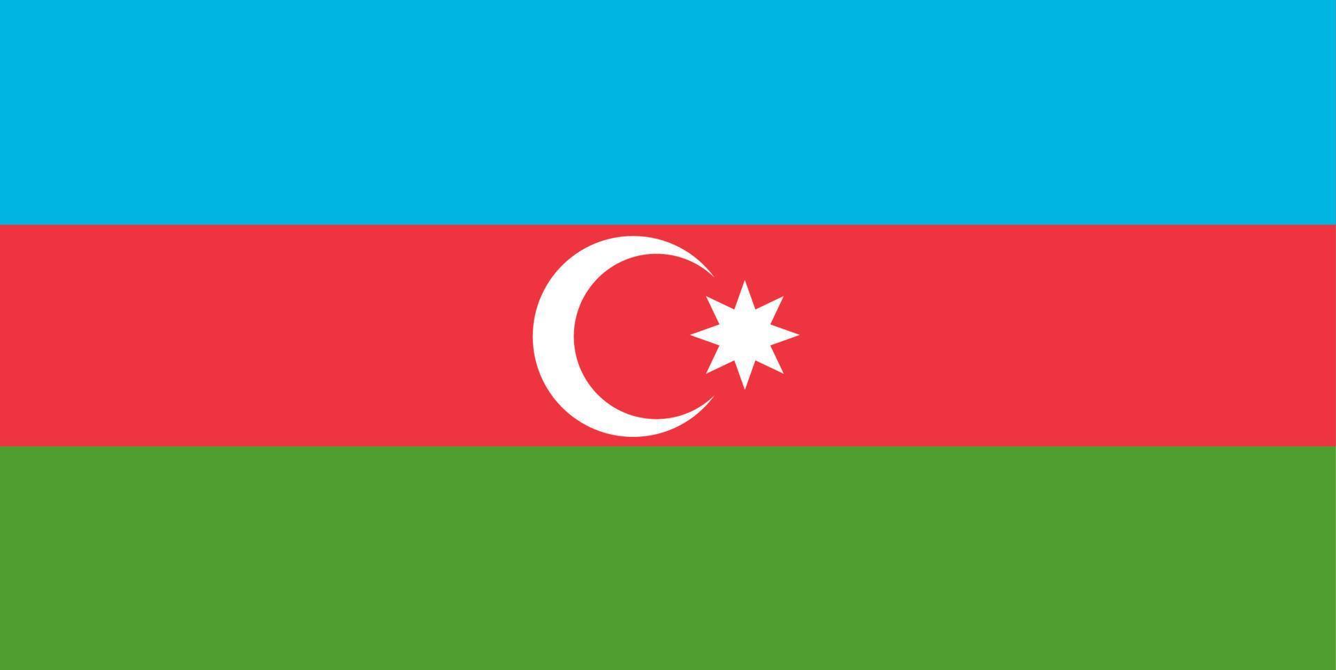 bandera de azerbaiyán vector