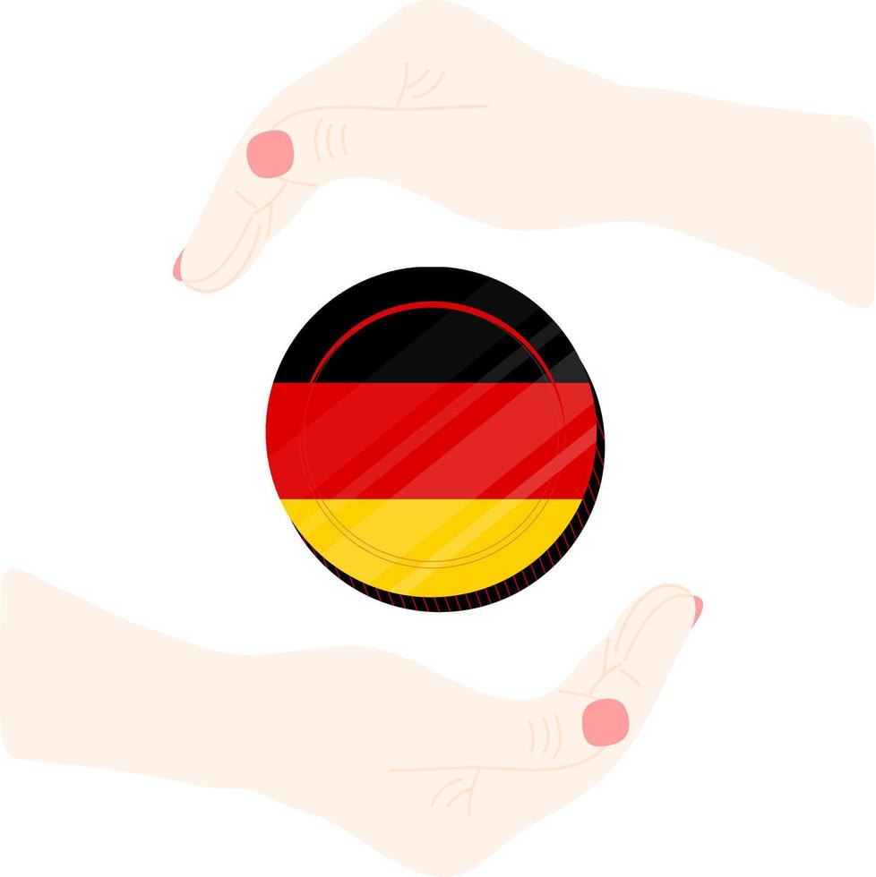 Flag Of German vector