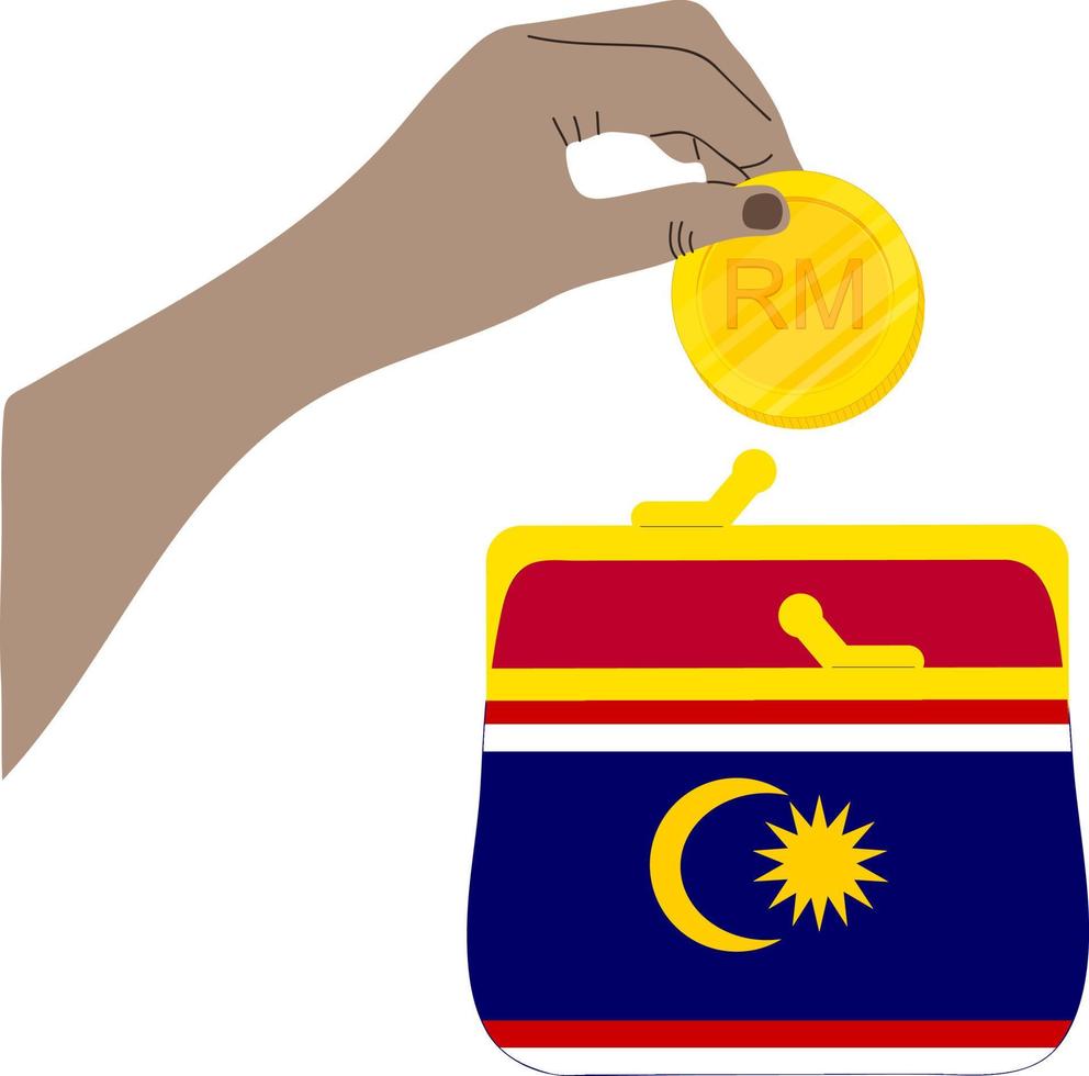 Flag Of Malaysian vector