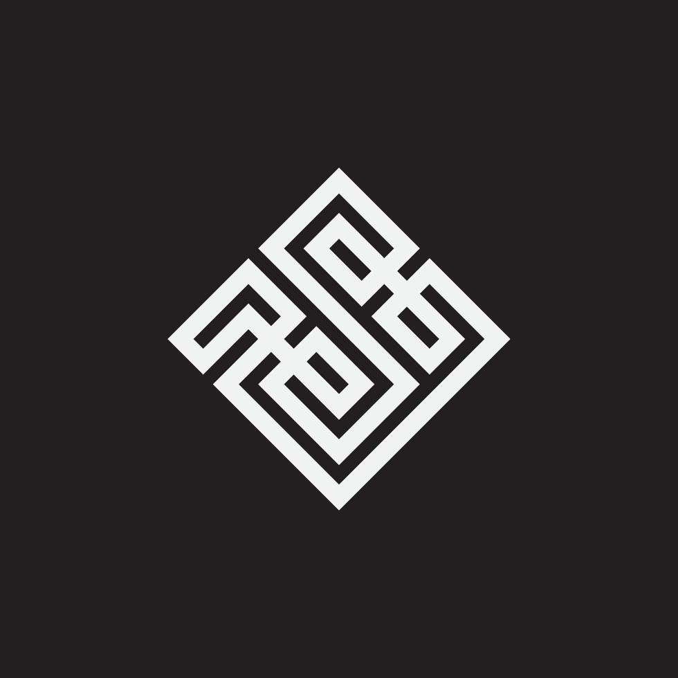 PSG monogram design logo template. vector