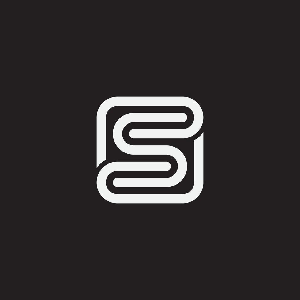 PSD monogram design logo template. vector