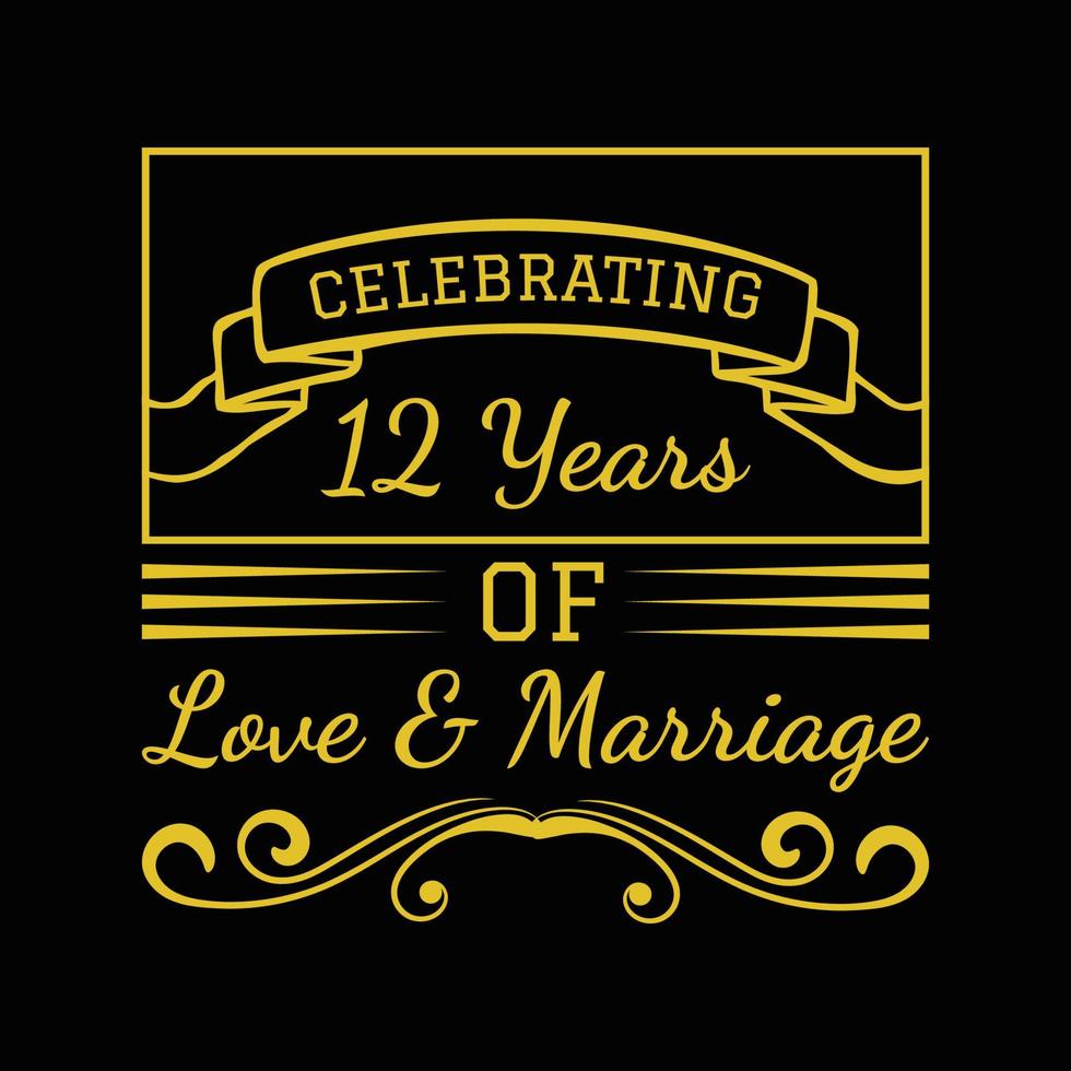 Wedding T Shirt Design vector