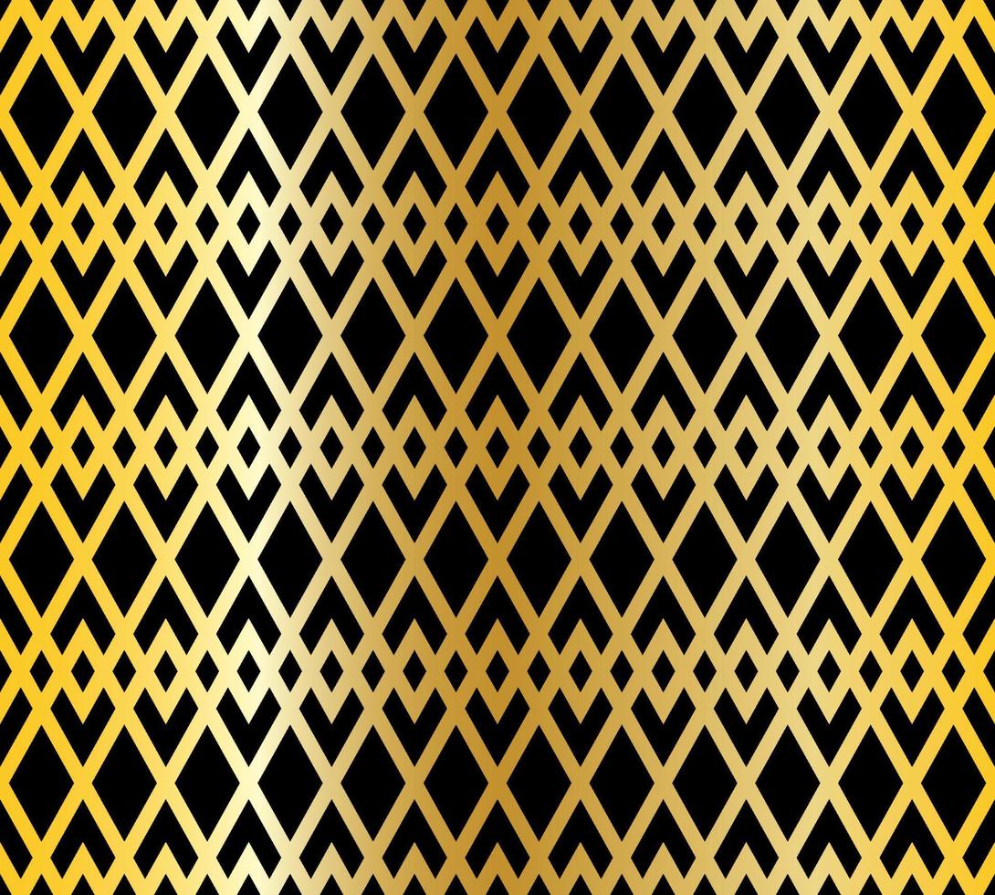 Abstract .seamless pattern line black and gold background. Design pattern art deco style. Vector. vector