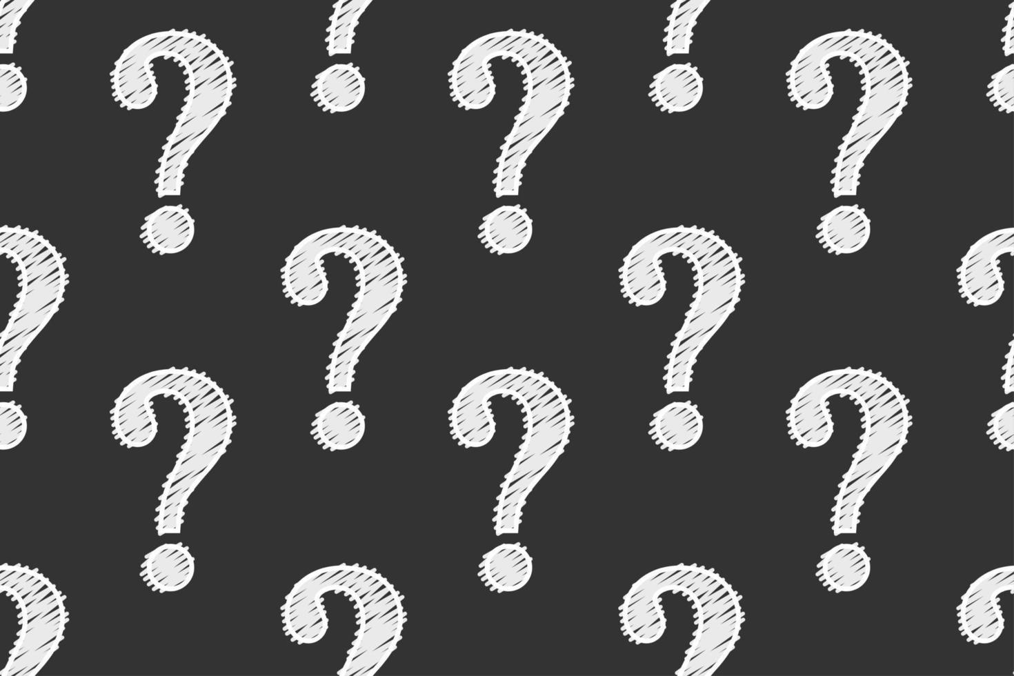 Question mark seamless pattern background. vector. vector
