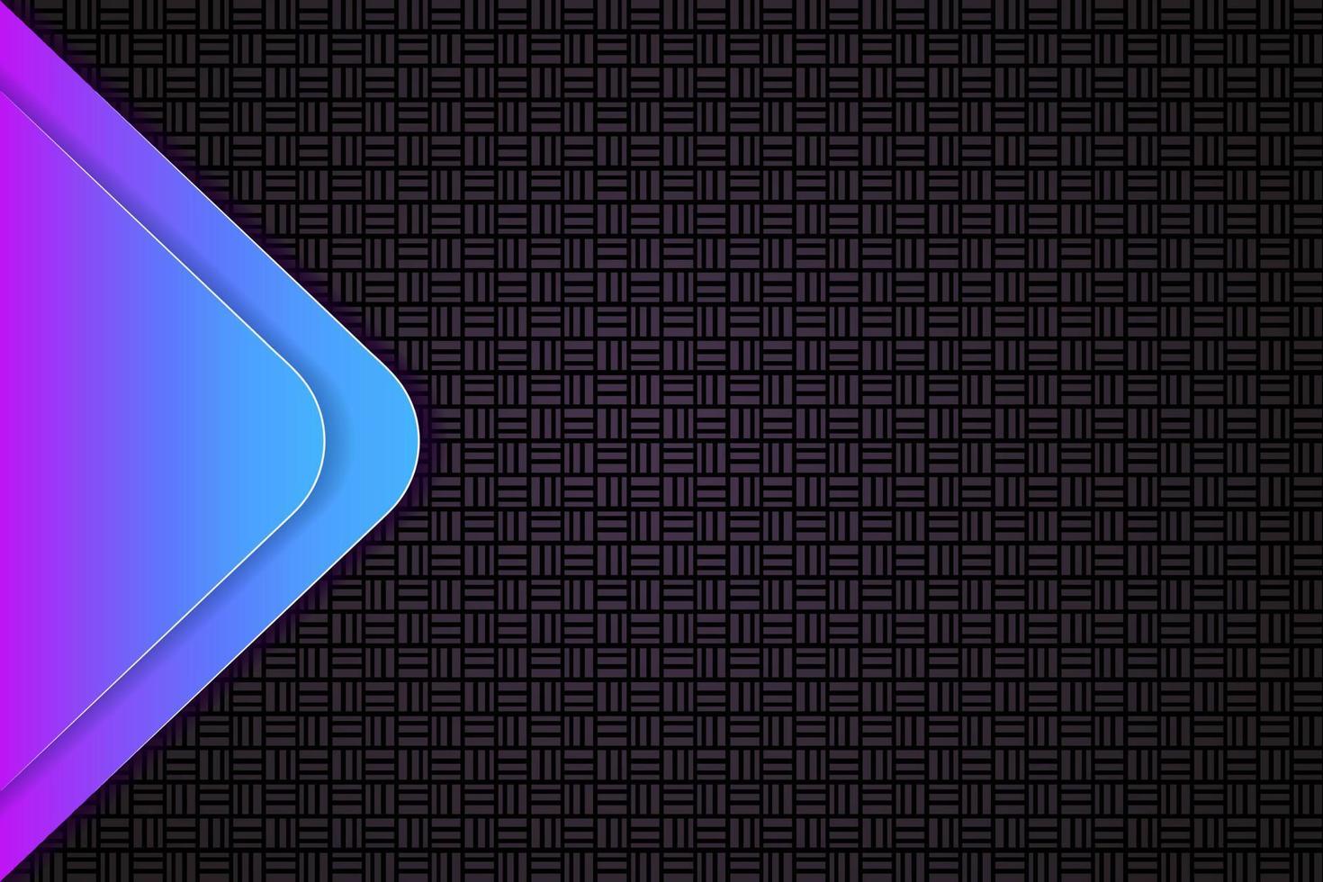 Abstract vector background design. Black textured background with blue triangle. Brochure, banner, card, website, poster design.
