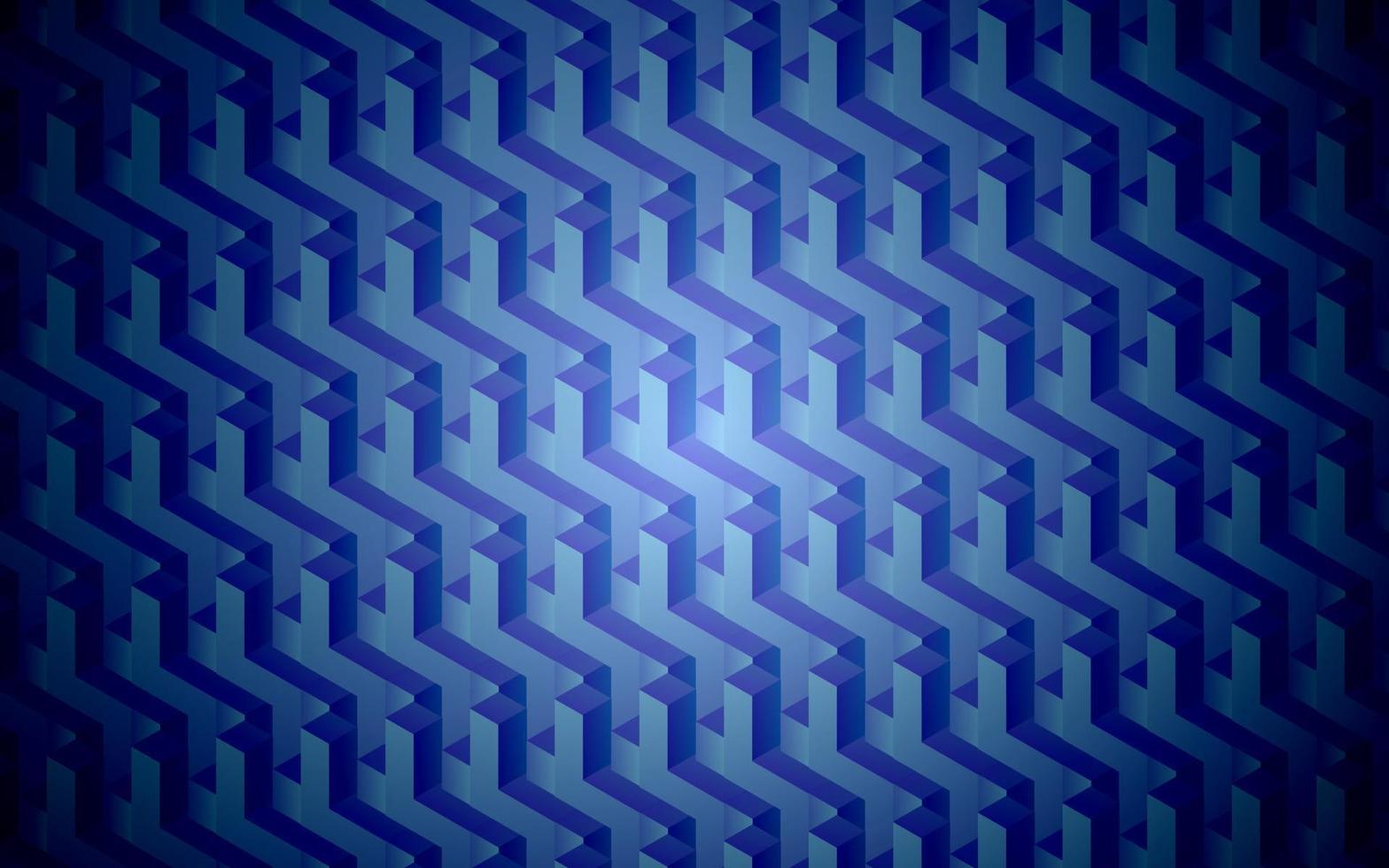 diseño de fondo abstracto de formas azules isométricas. la caja en bucle azul da forma al fondo repetitivo. vector