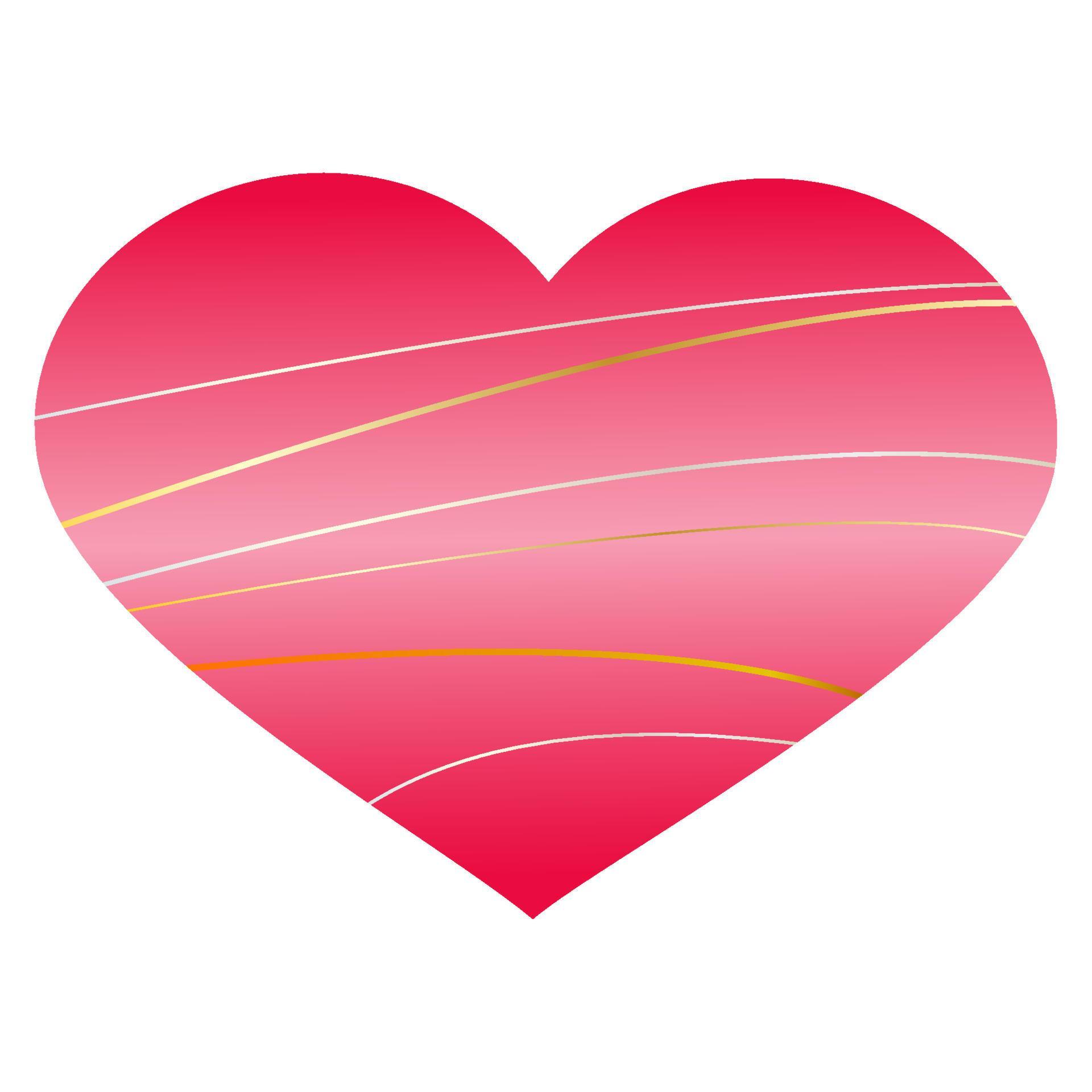 Red gradient heart with glitter stripes. 6719122 Vector Art at Vecteezy