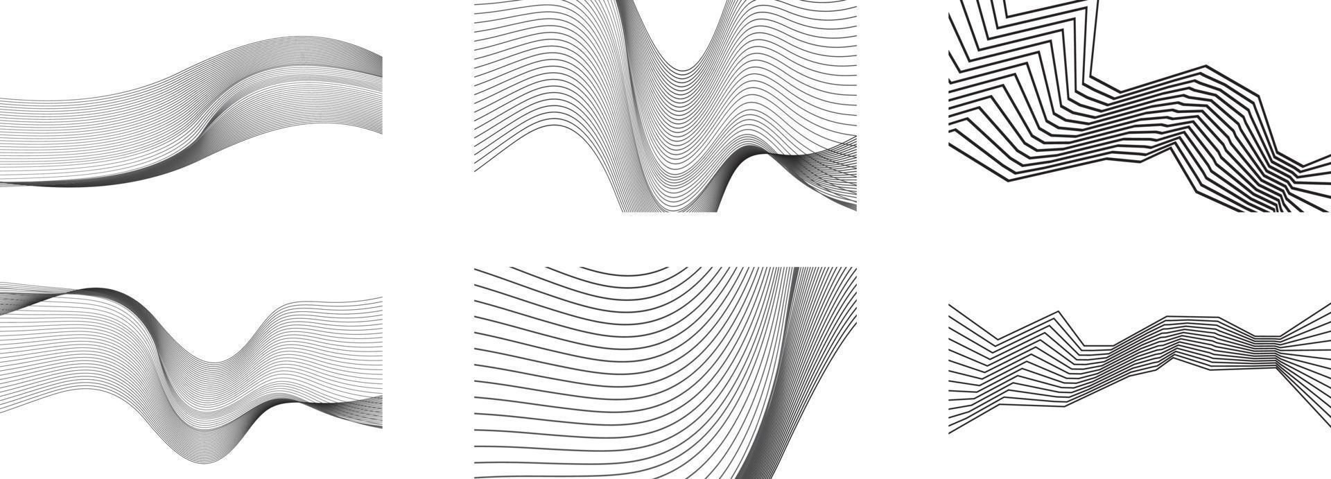 set black pattern of lines. Diagonal lines. monochrome striped vector