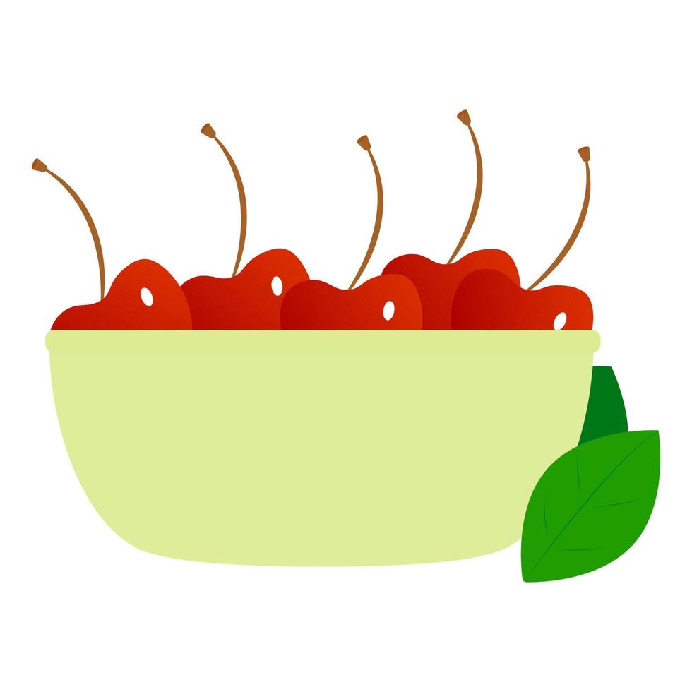 A sweet cherries illustration vector