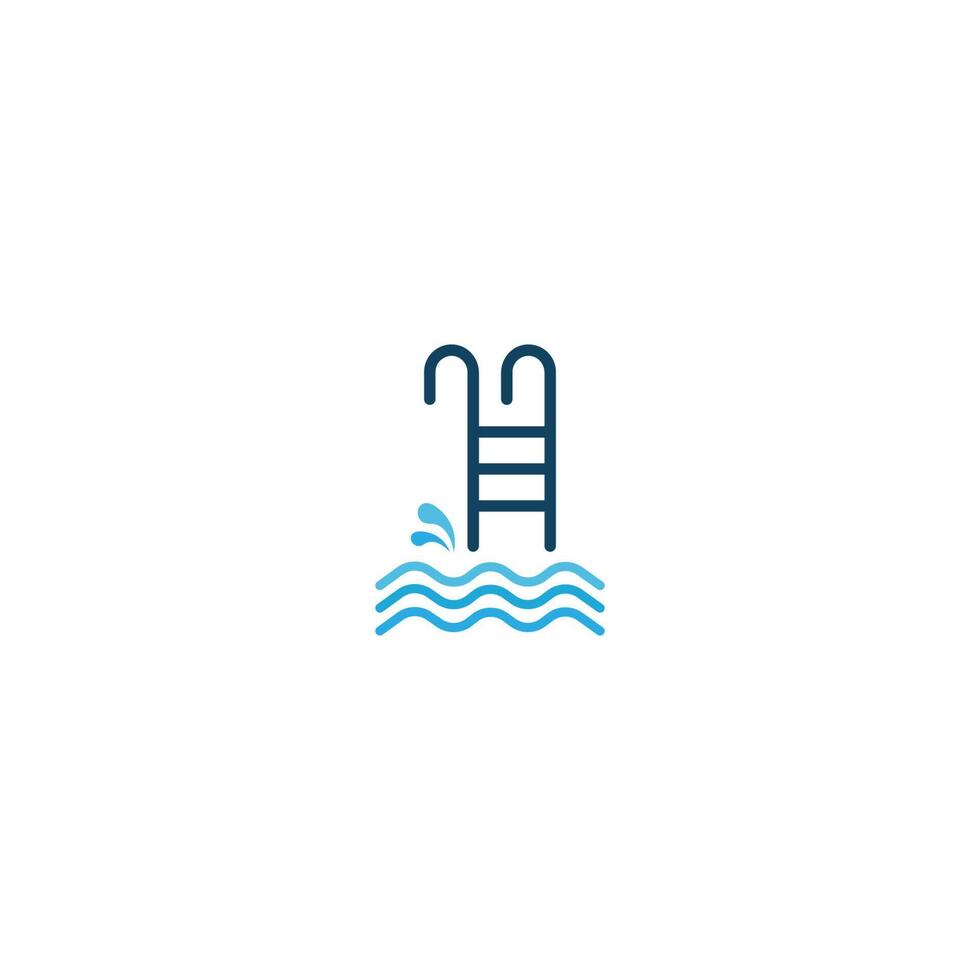 Swim. Swimming icon  logo design concept illustration vector