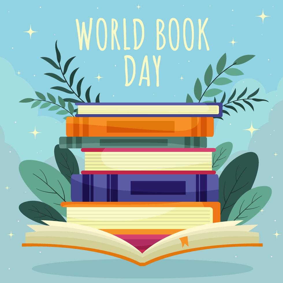 World Book Day Concept vector