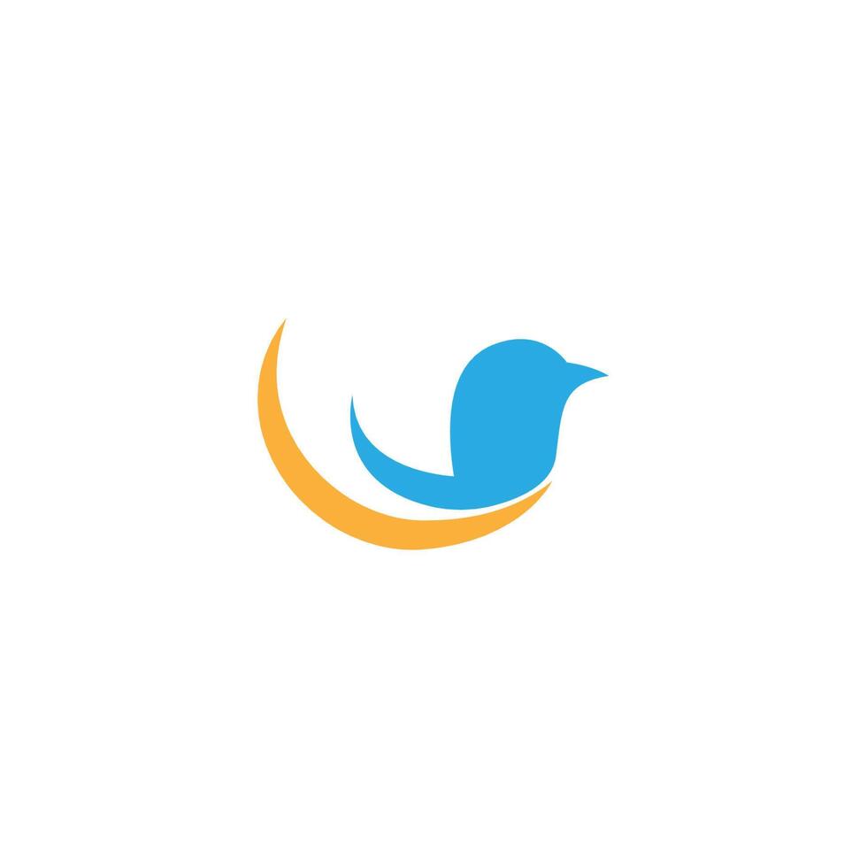 Ilustración de plantilla de diseño de logotipo de icono de paloma de pájaro vector