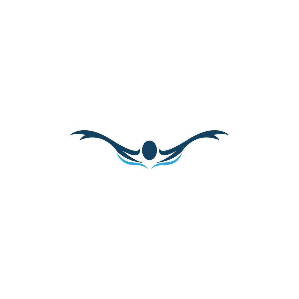 Swim. Swimming icon  logo design concept illustration vector