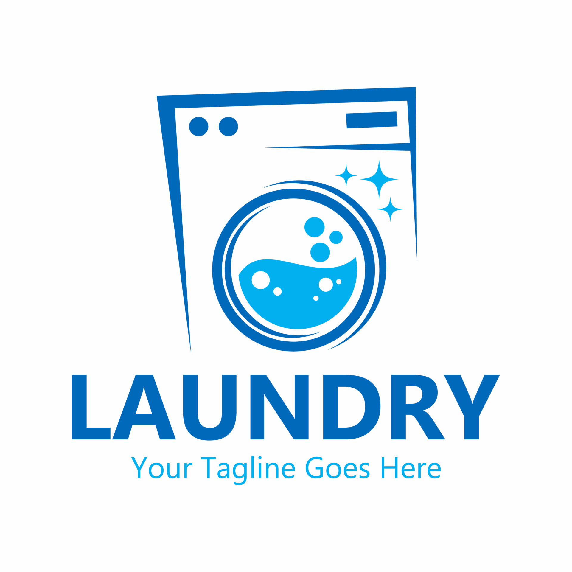 laundry vector logo 6720680 Vector Art at Vecteezy