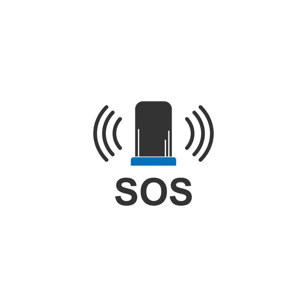 SOS symbol icon design concept vector template