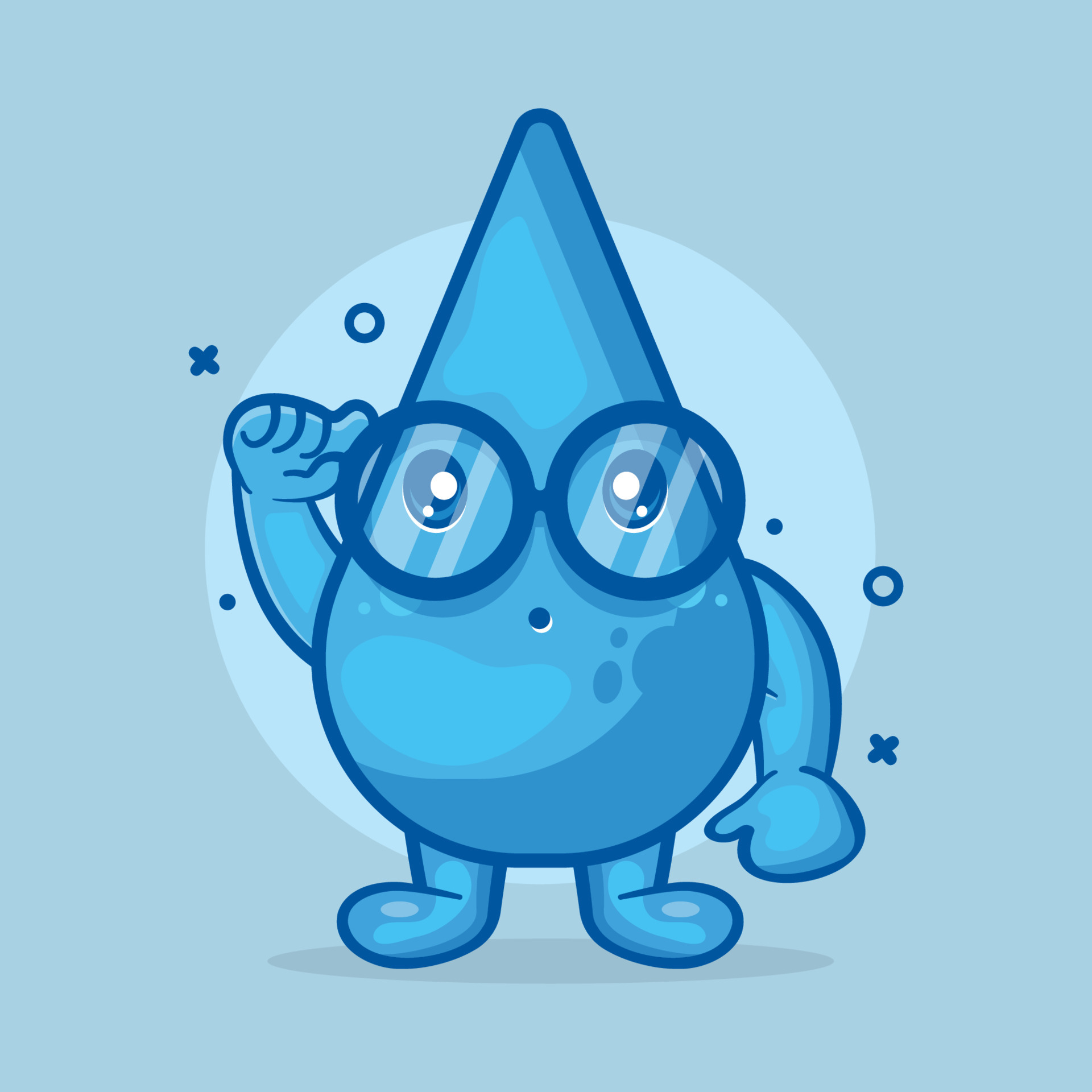 genius water drop character mascot isolated cartoon in flat style design. icon symbol logo sticker character. 6720743 Vector Art at Vecteezy genius water drop character mascot isolated cartoon in flat style design. icon symbol logo sticker character. 6720743 Vector Art at Vecteezy