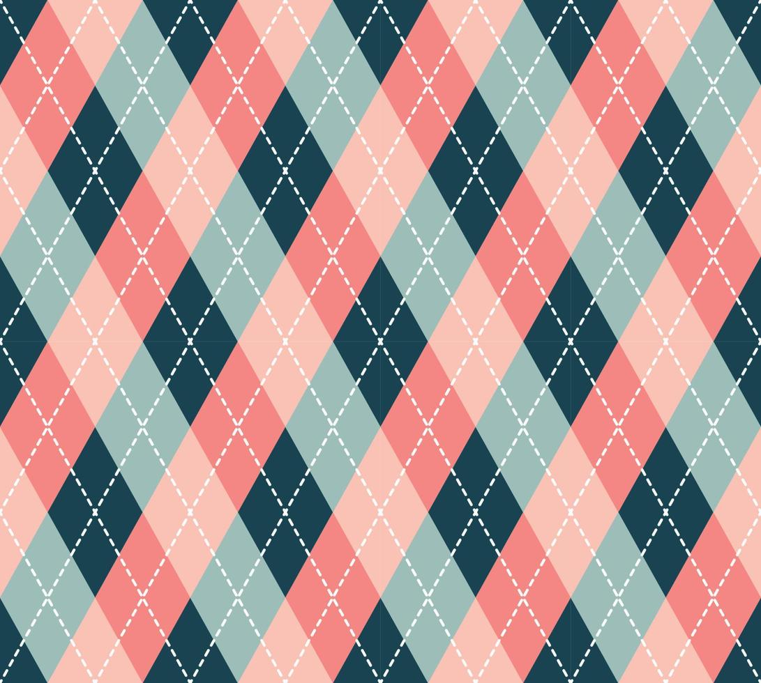 Argyle Pattern vector ,Fabric texture background