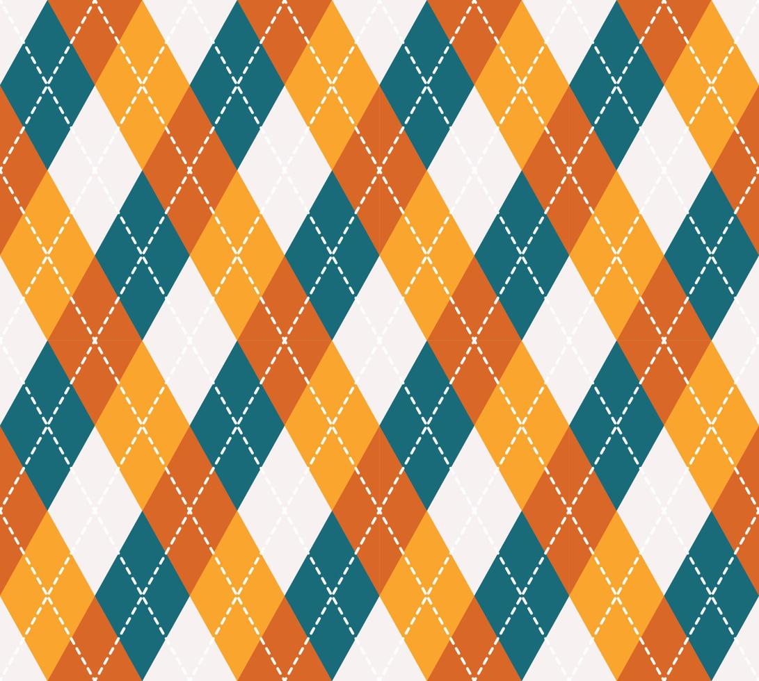 Argyle Pattern vector ,Fabric texture background