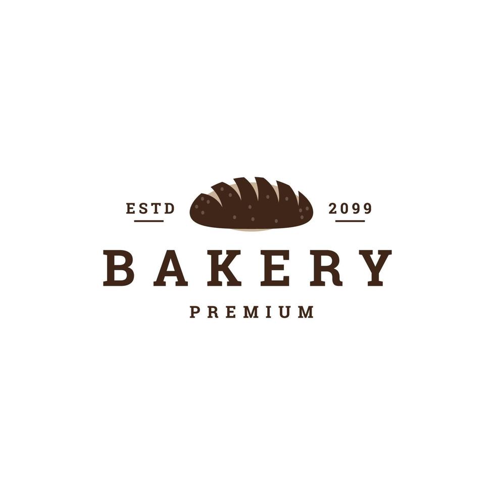 Cake bakery logo design template vector