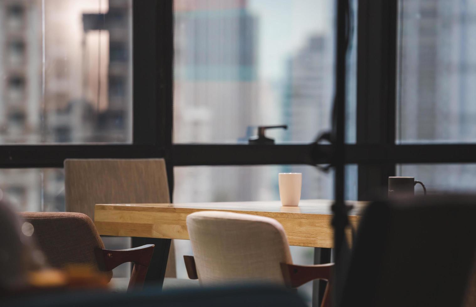 Modern office interior for background concept photo